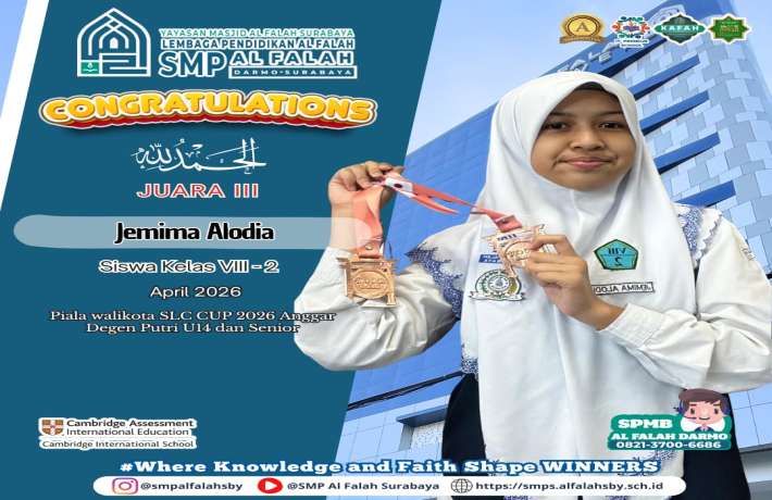 Juara III Piala walikota SLC CUP 2026 Anggar Degen Putri U14 dan Senior