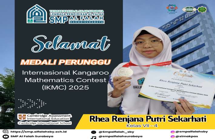Medali Perunggu Internasional Kangaroo Mathematics Contest (IKMC) 2025