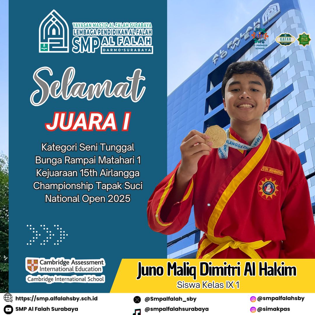 Juara 1 kategori Seni Tunggal Bunga ramai Matahari 1