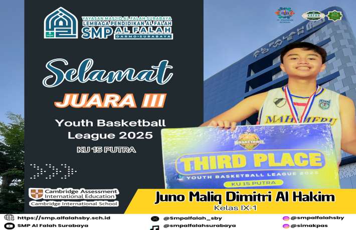 Juara 3  Youth Basketball League 2025